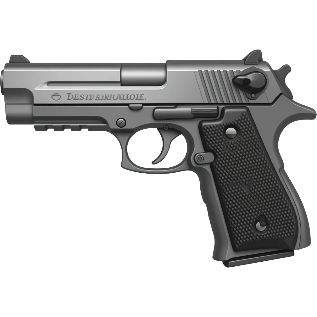 The same but with a desert eagle pistol emoji
