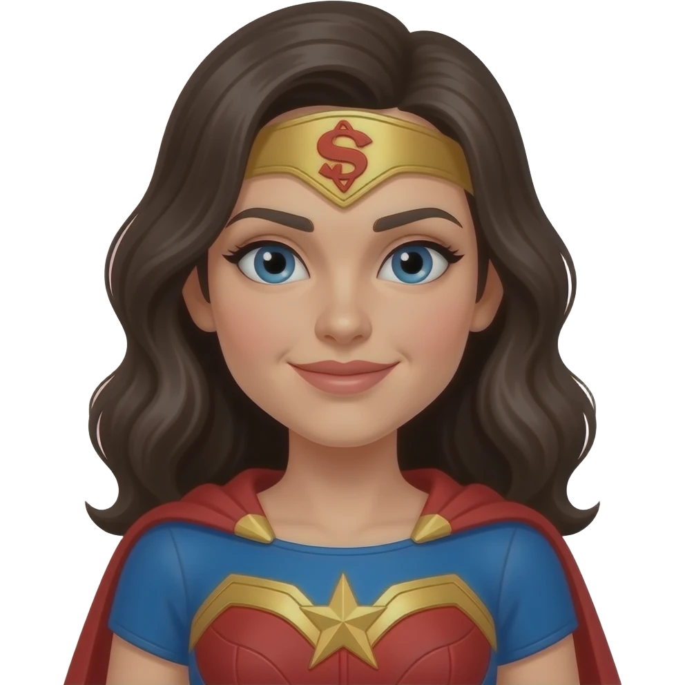 woman hero emoji