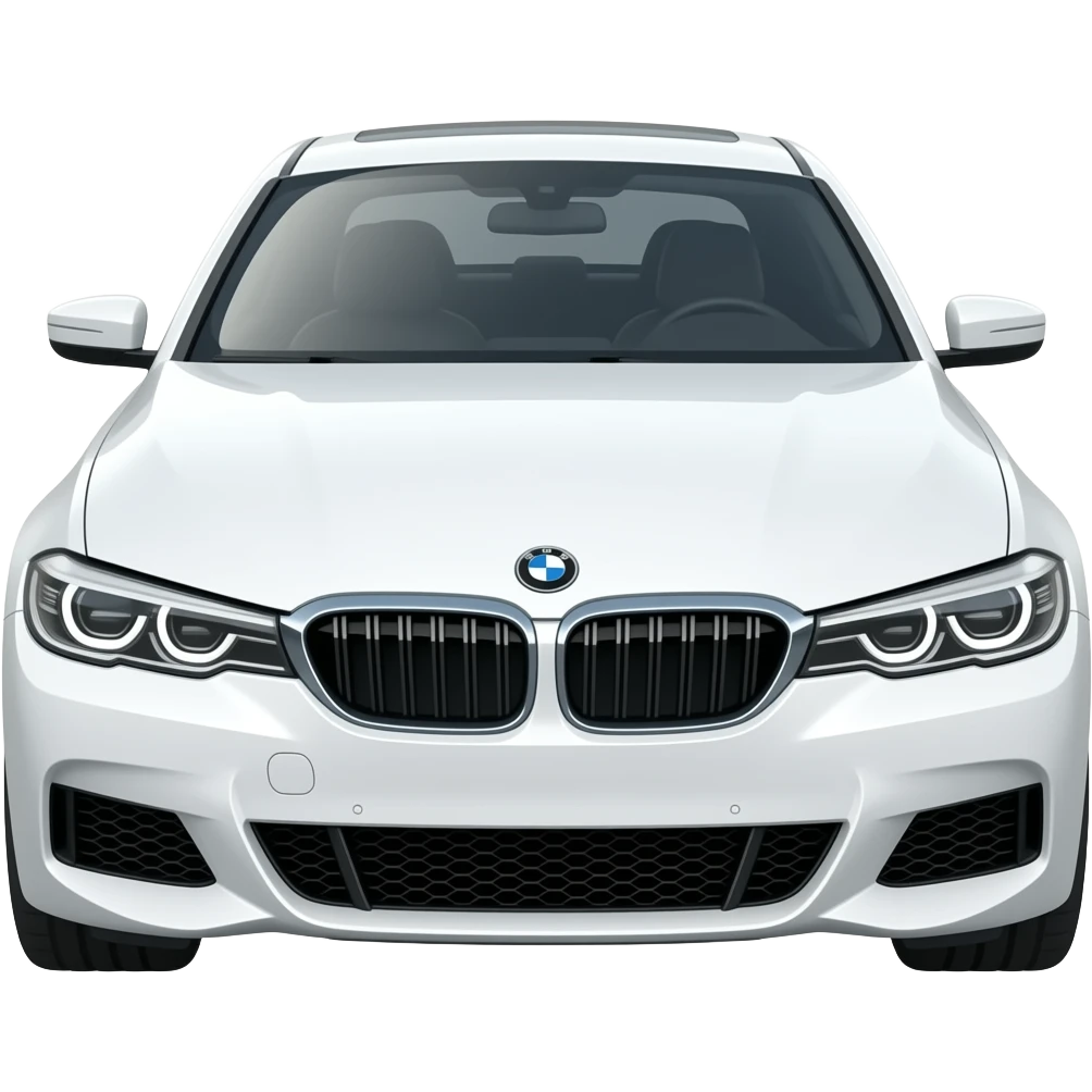 bmw white sedan emoji