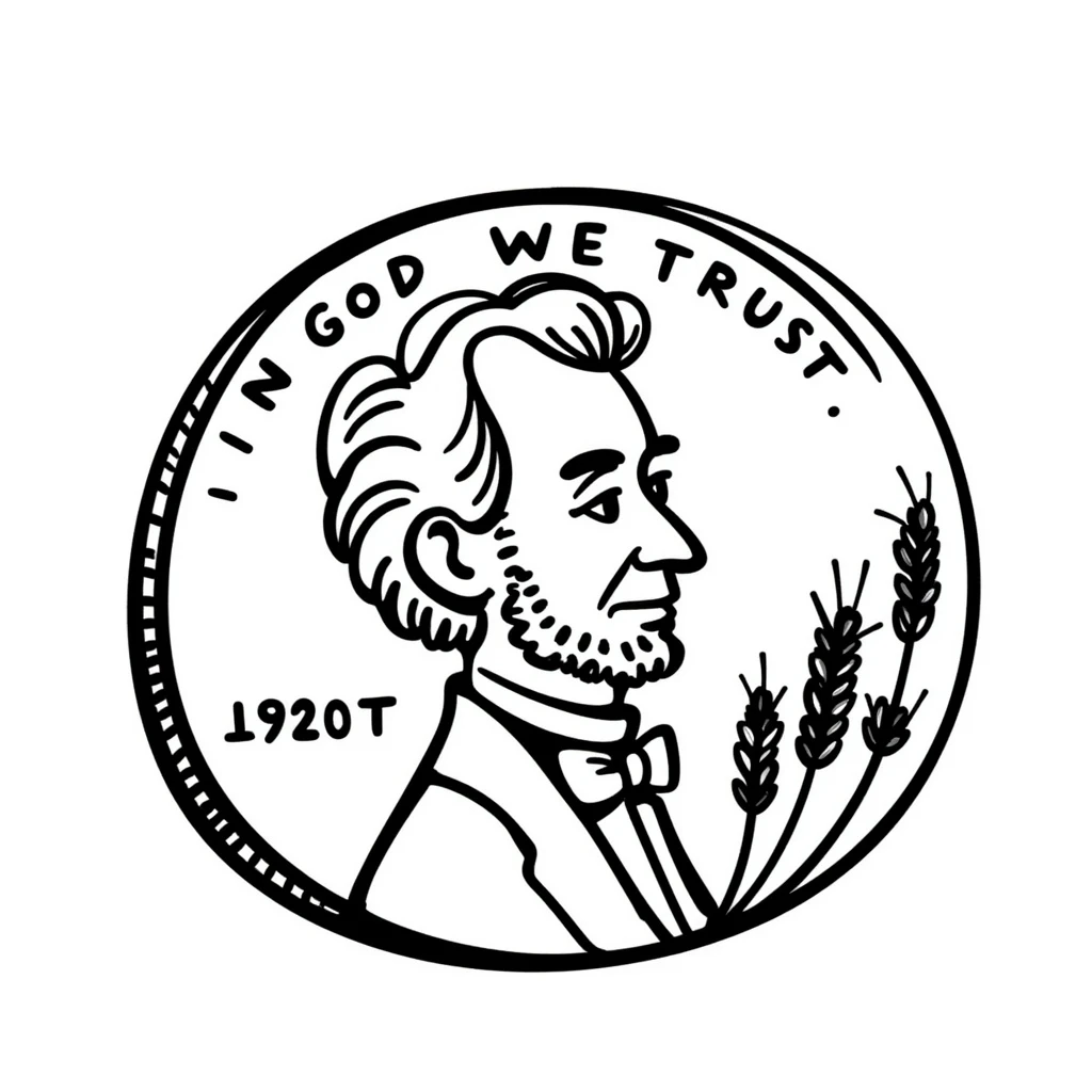 1 cent coin emoji