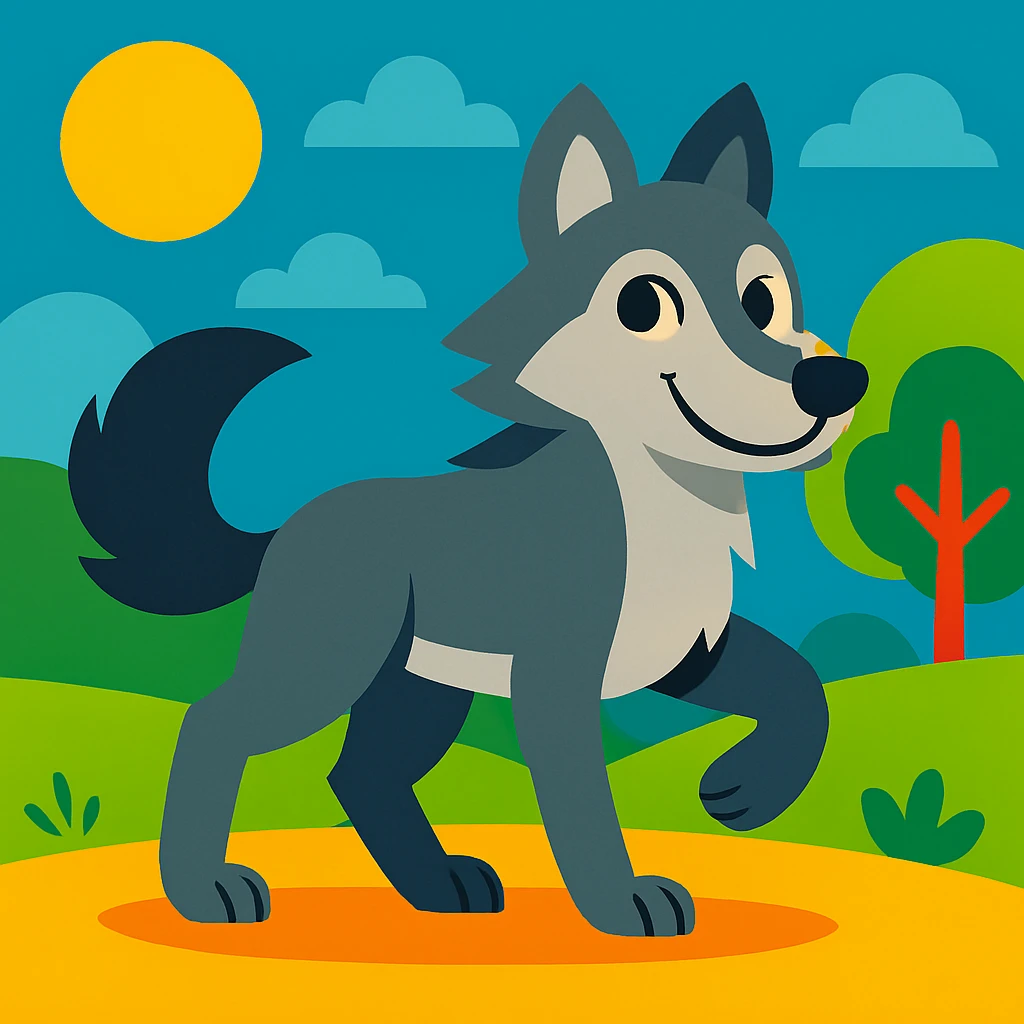 Wolf emoji