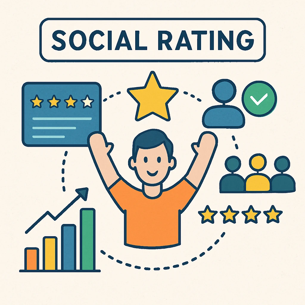 Social rating emoji