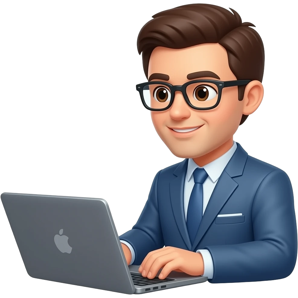 employee with laptop emoji