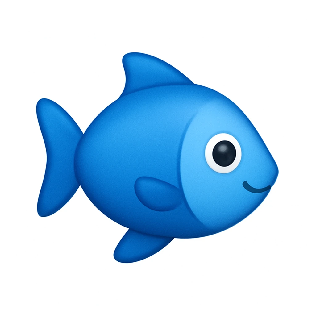 blue fish emoji emoji