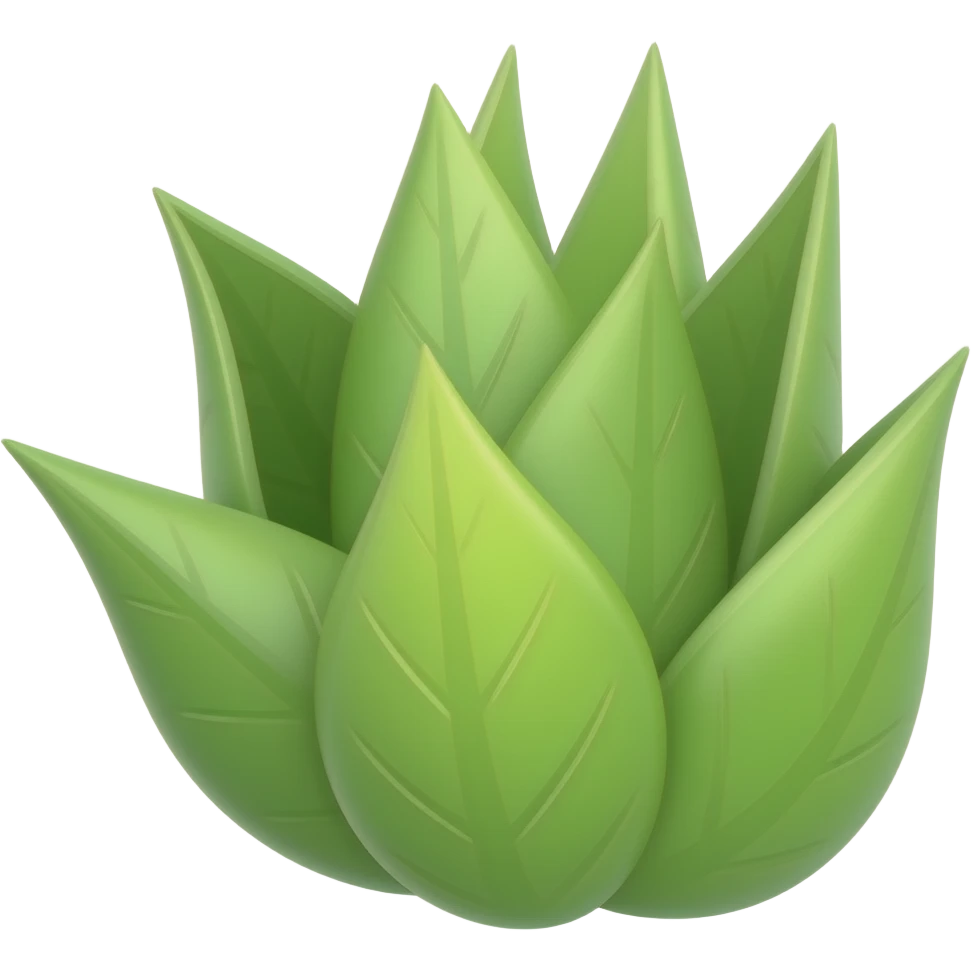 chartreuse green plant emoji