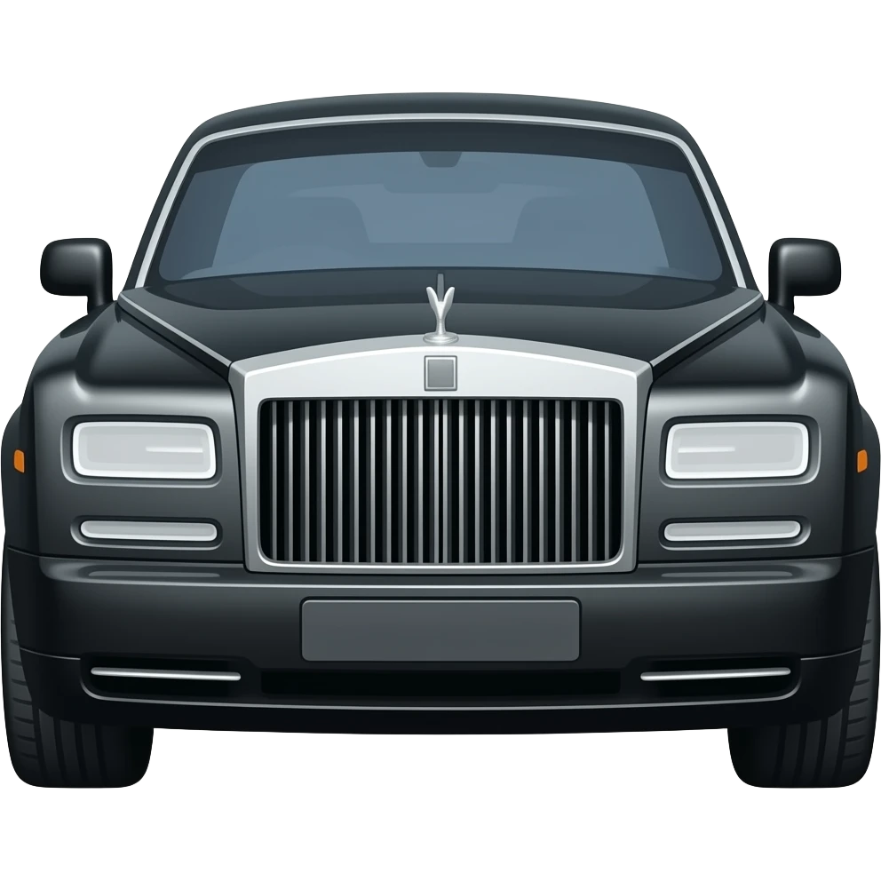 Black limousine emoji