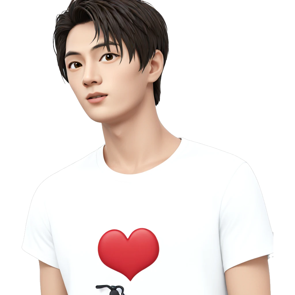 boy in white shirt emoji