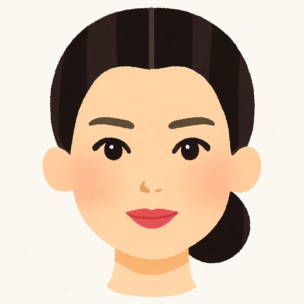 Kendall Jenner's face only, no neck or body, in Irasutoya style emoji