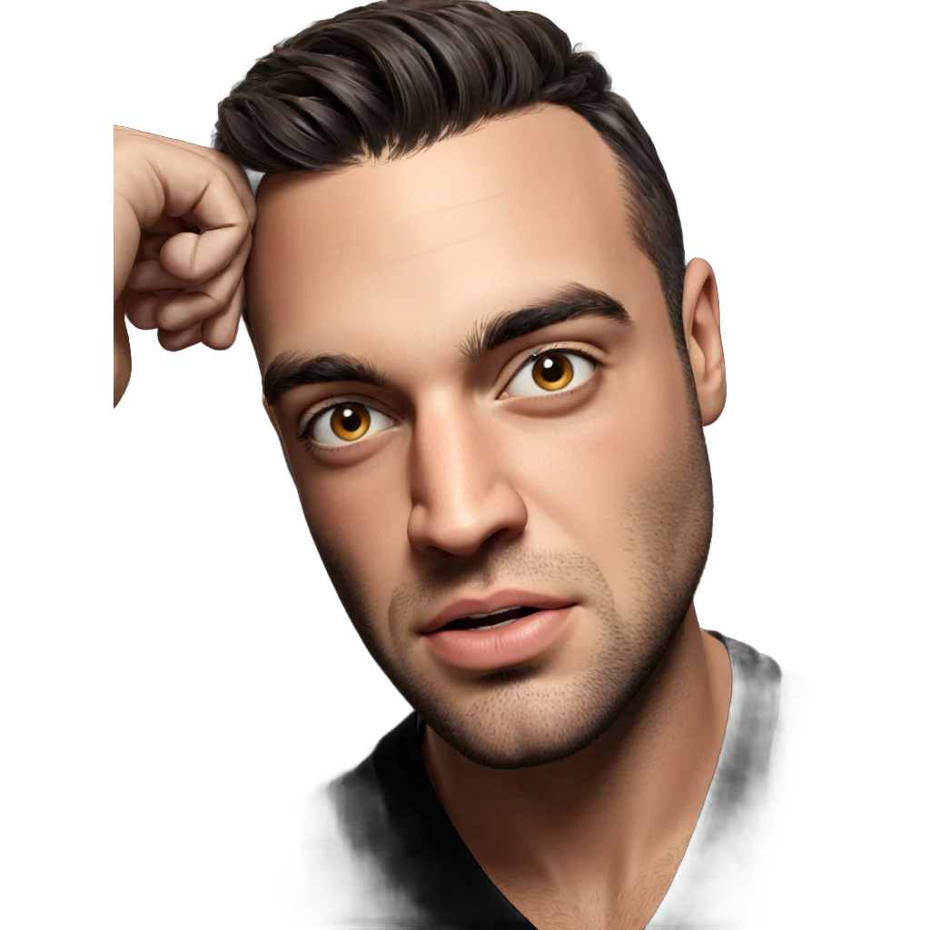 realistic portrait of a man emoji