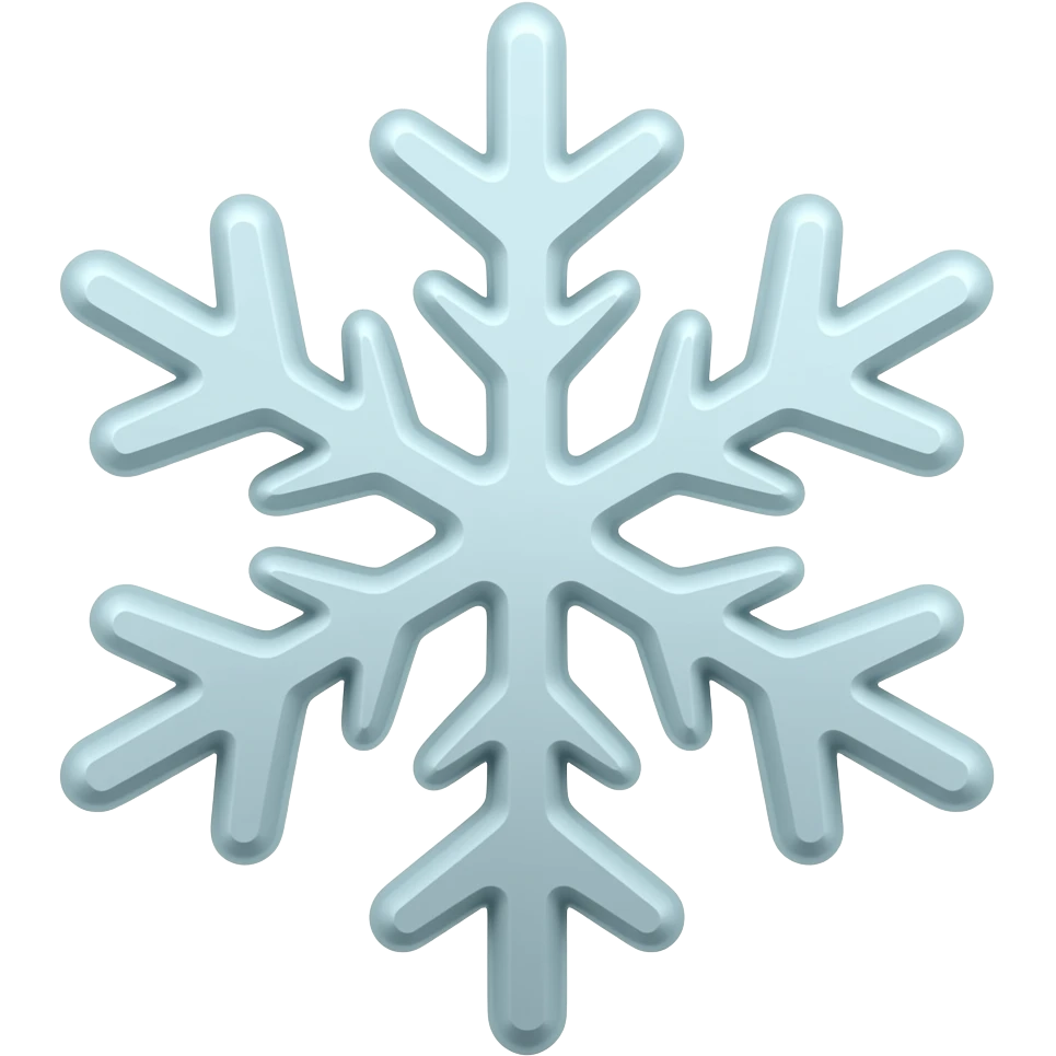 snow flake emoji