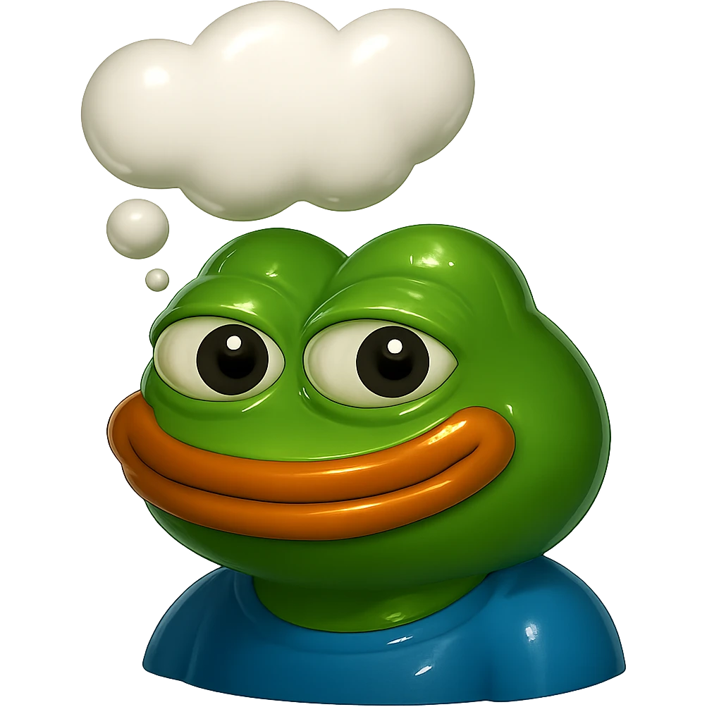 make him more glossy looking emoji