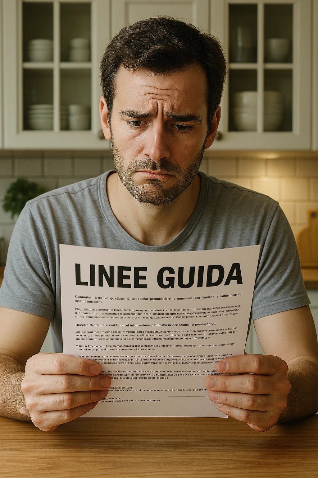 FALLA IDENTICA A QUESTA MA SUL FOGLIO SCRIVI "LINEE GUIDA" IN ITALIANO emoji