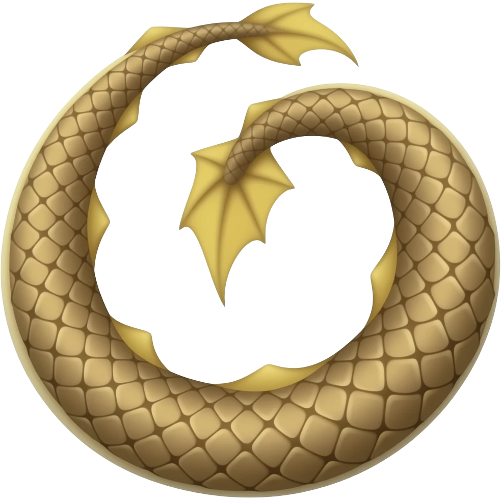 Dragon tail emoji