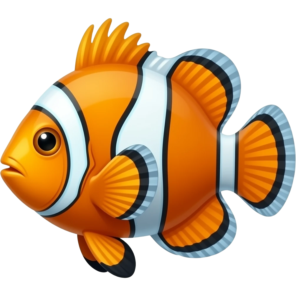 Orange oscar fish emoji
