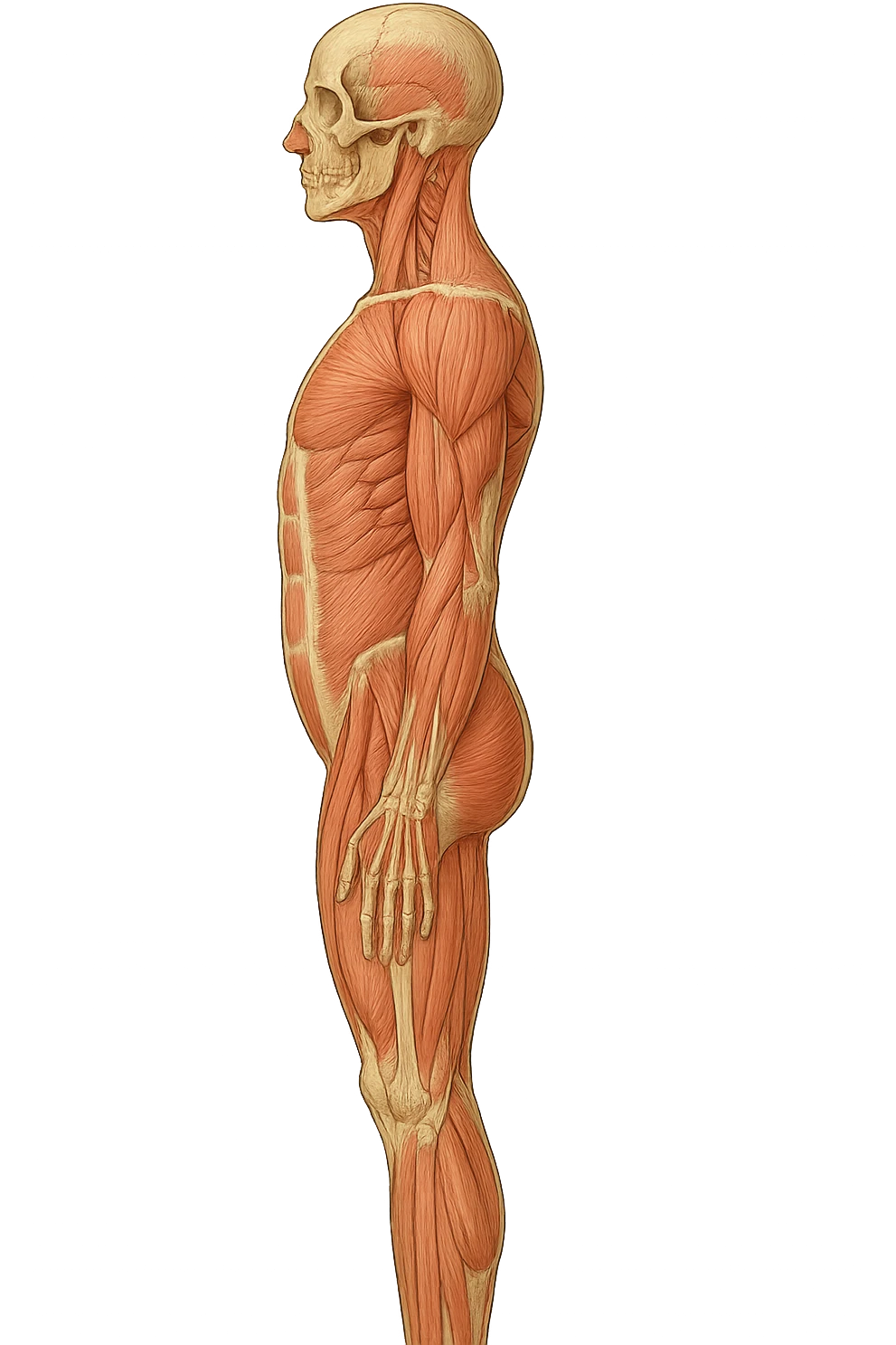corpo umano anatomico con schiena piatta emoji
