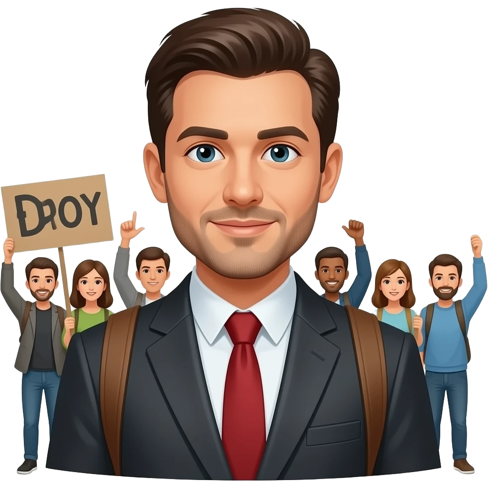 poder del pueblo manifestandose emoji