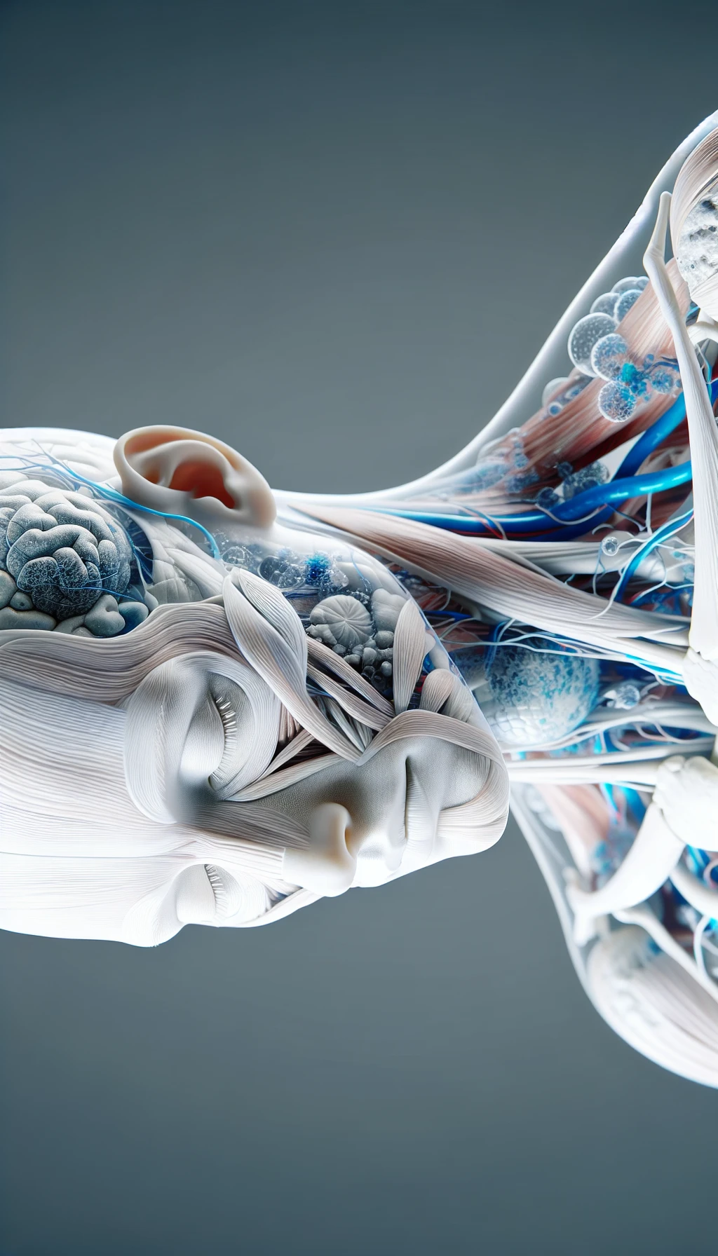 corpo umano anatomico a corpo intero con ginocchia visibili, con occhi chiusi sereno e in perfetta salute , isolato su sfondo bianco, iperrealistico 4k emoji
