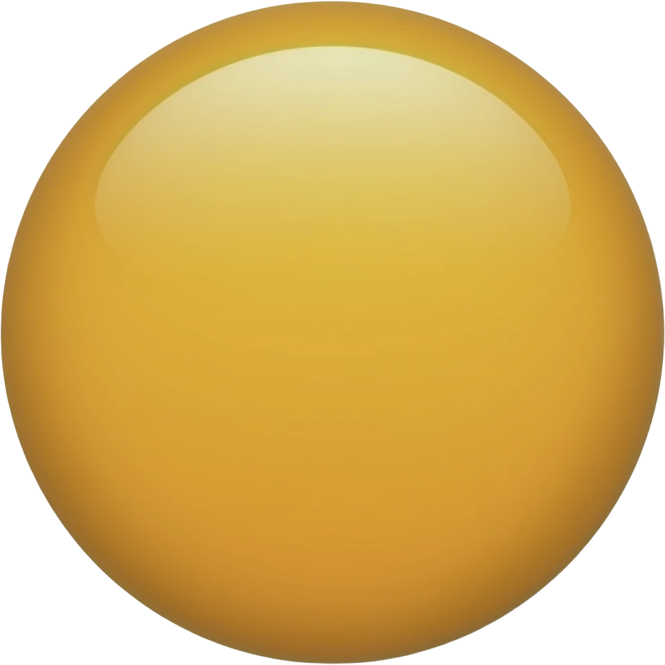 Simple 3D rounded button, glossy surface, solid bright color, soft shadow, minimal design, centered, clean background, no text, no icons, no borders, no side lines emoji