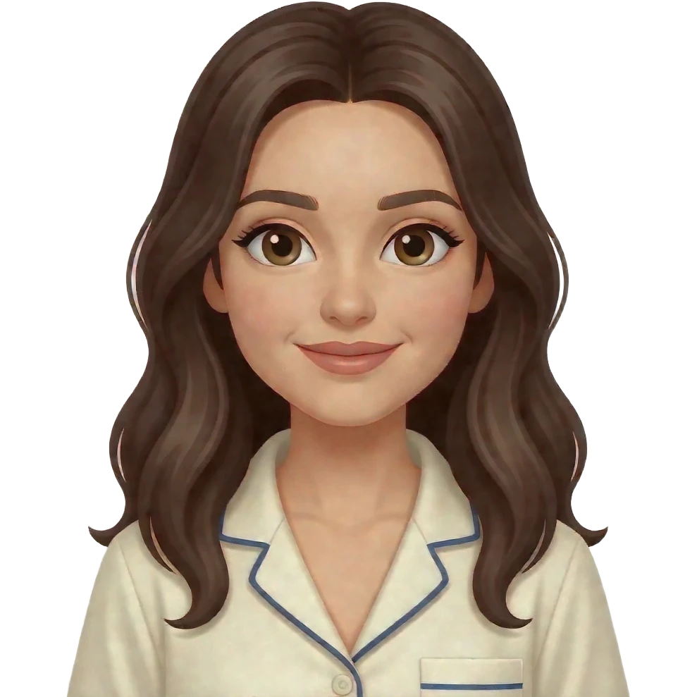 womans cute cream pyjamas emoji