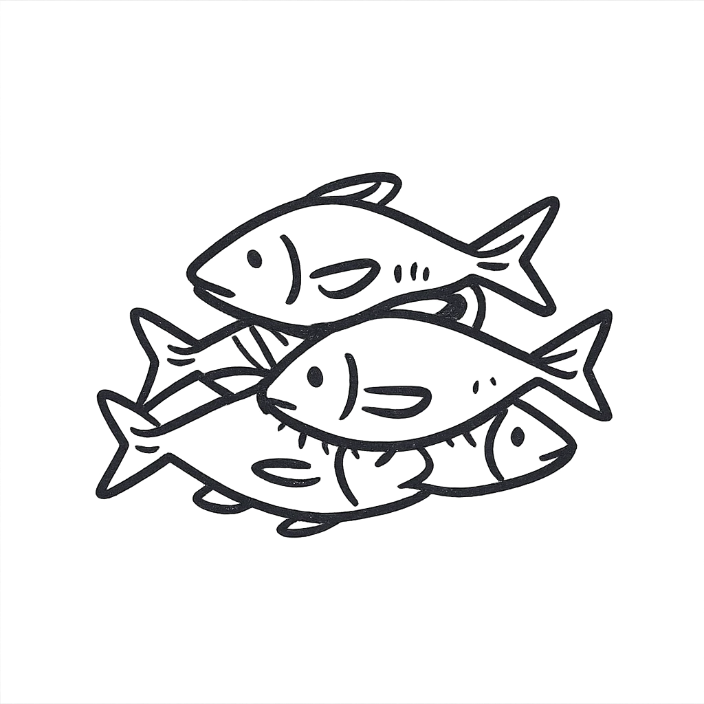 pile of fish emoji