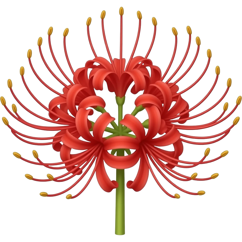 Red Spider lily emoji