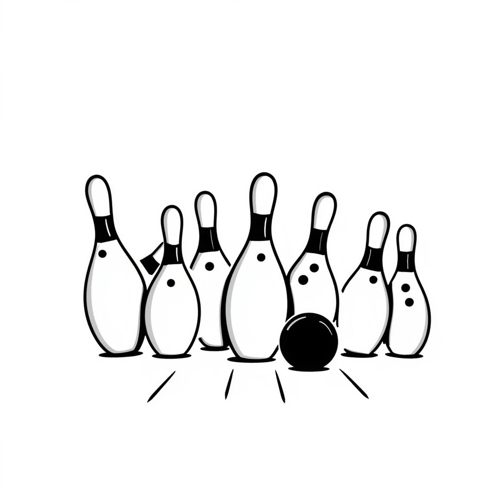 Bowling pins emoji