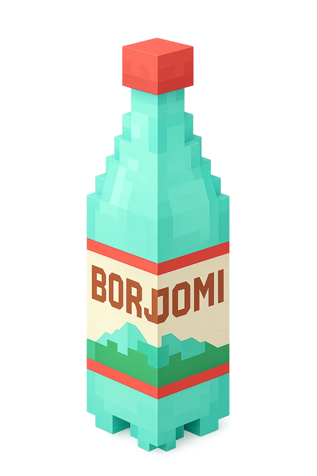 бутылка borjomi, no background emoji