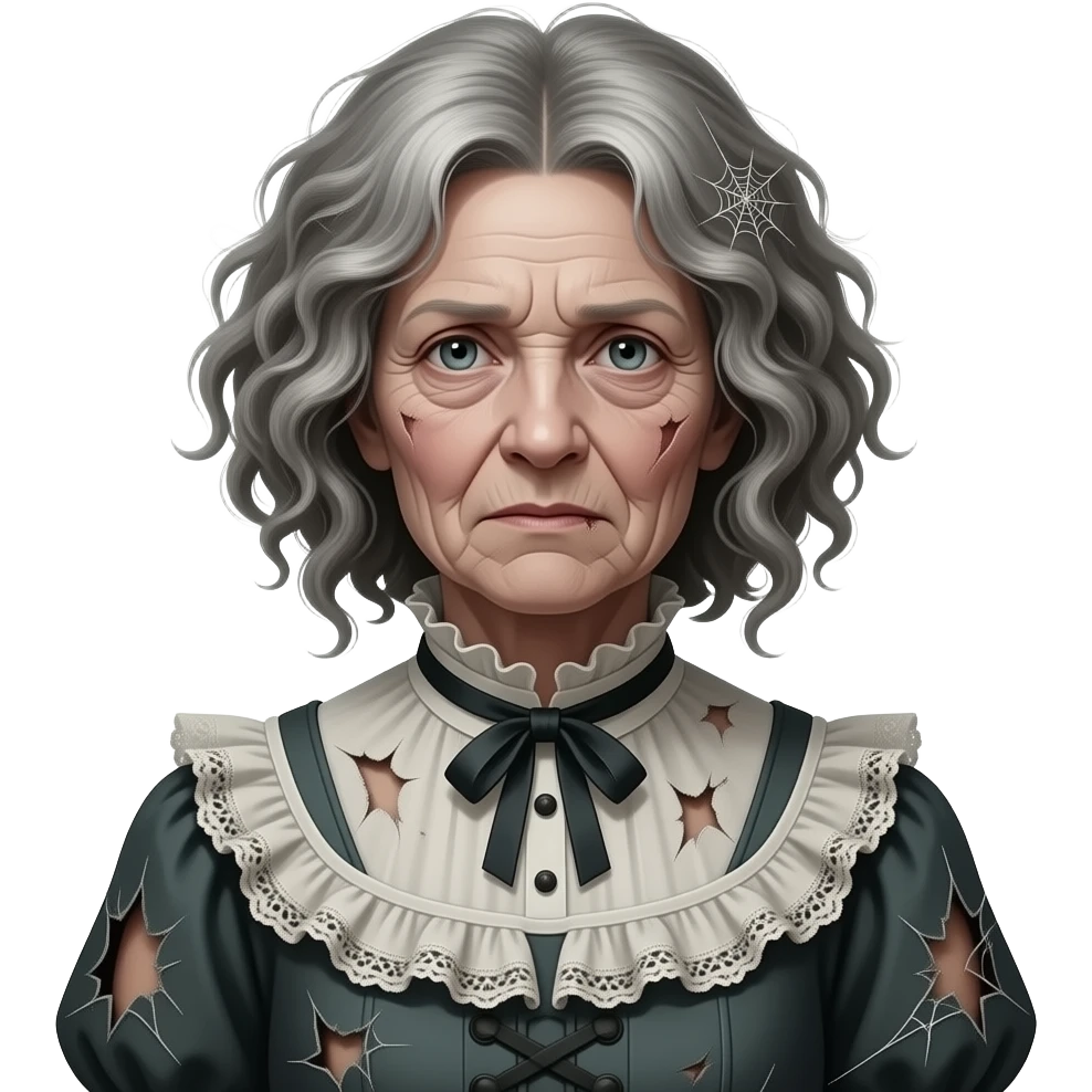 Horror granny emoji