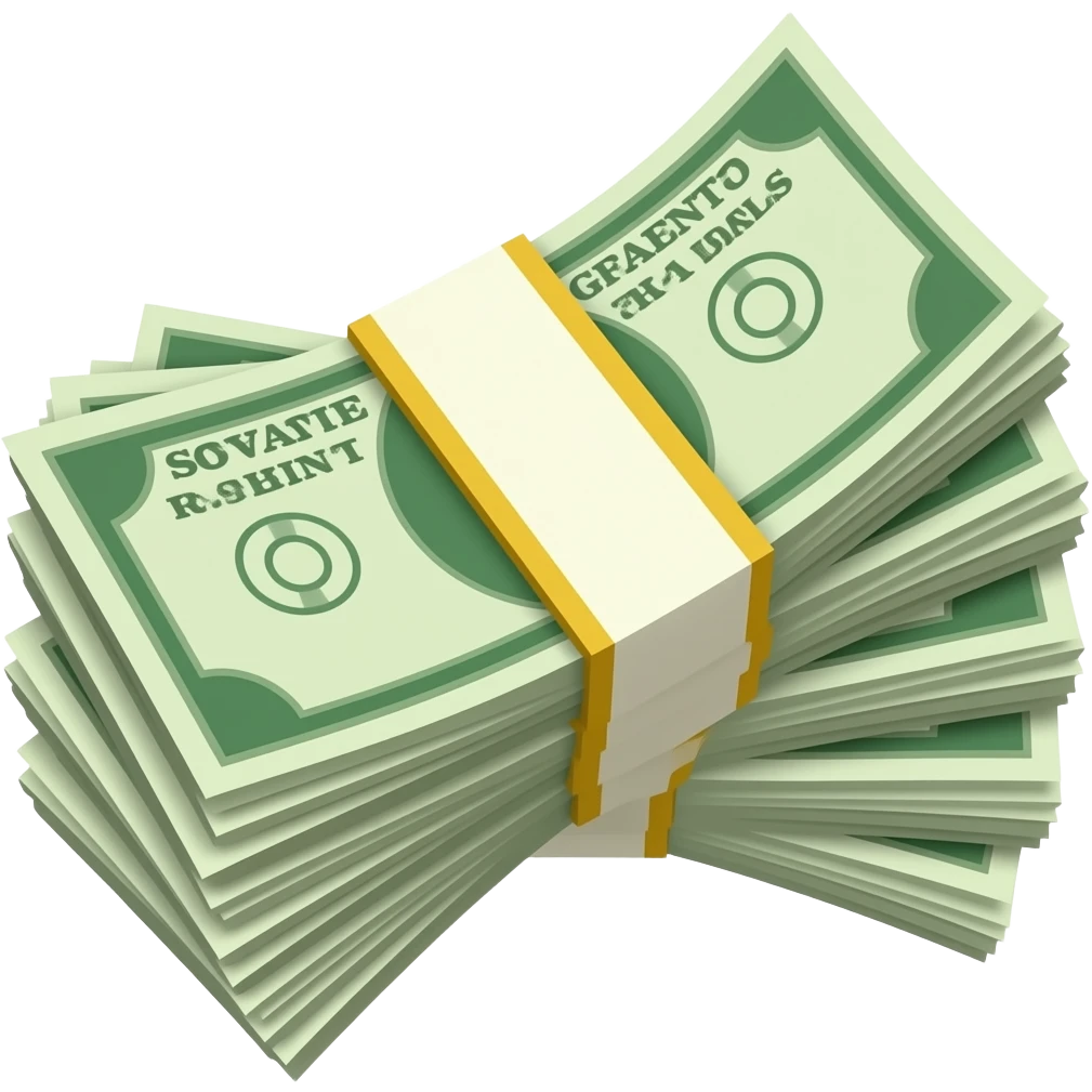 fajos de billete emoji