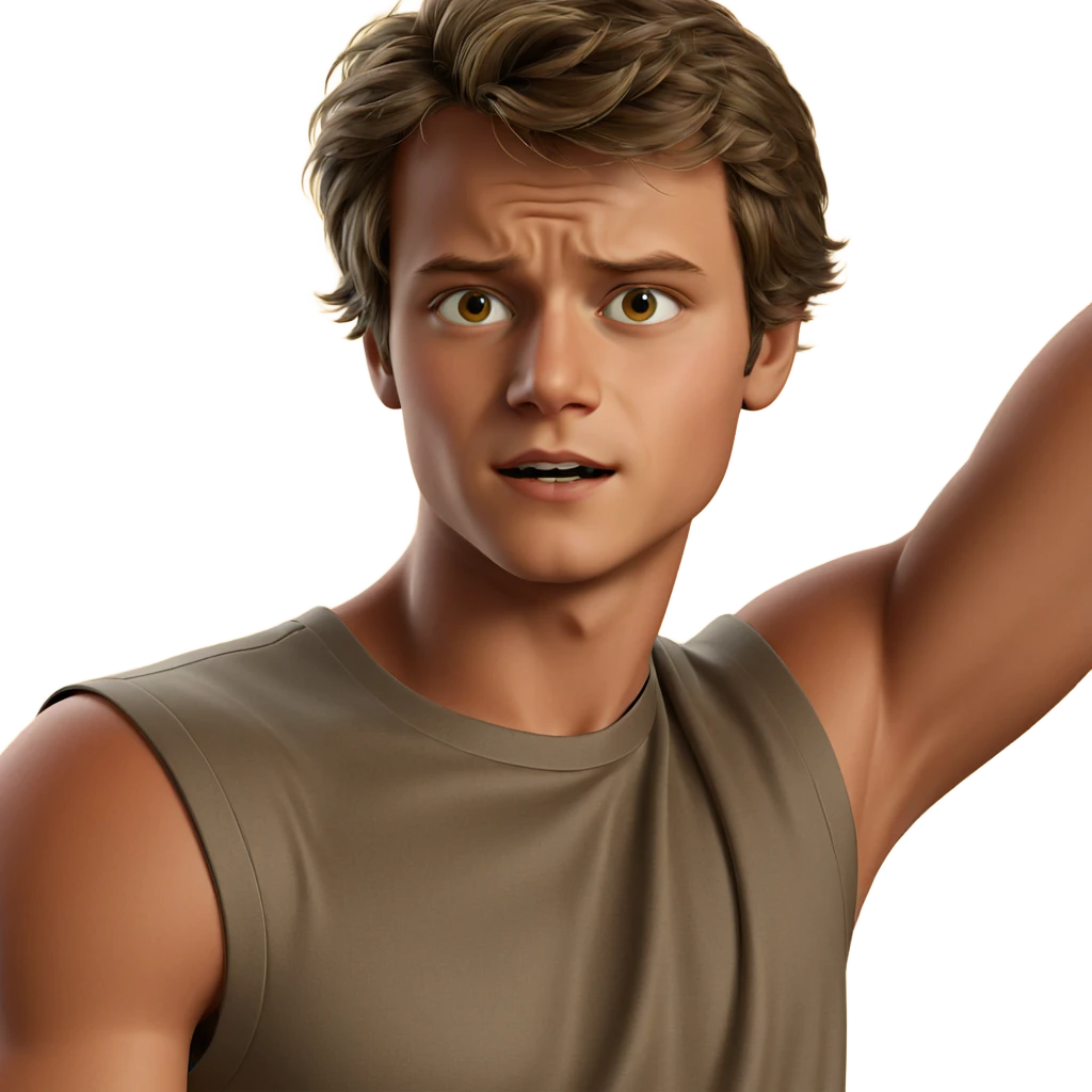 realistic portrait of a boy emoji