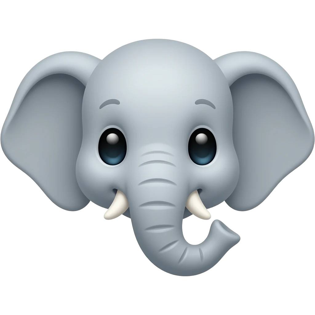 Baby Elephant face emoji