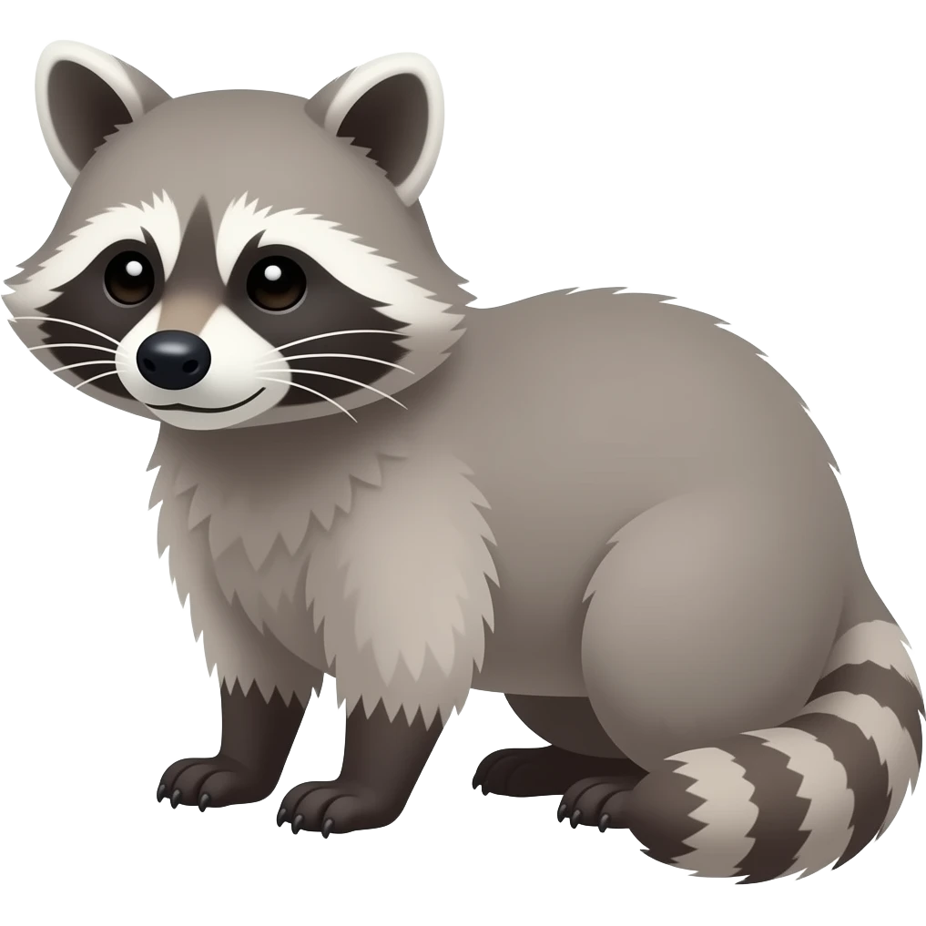 Raccoon emoji