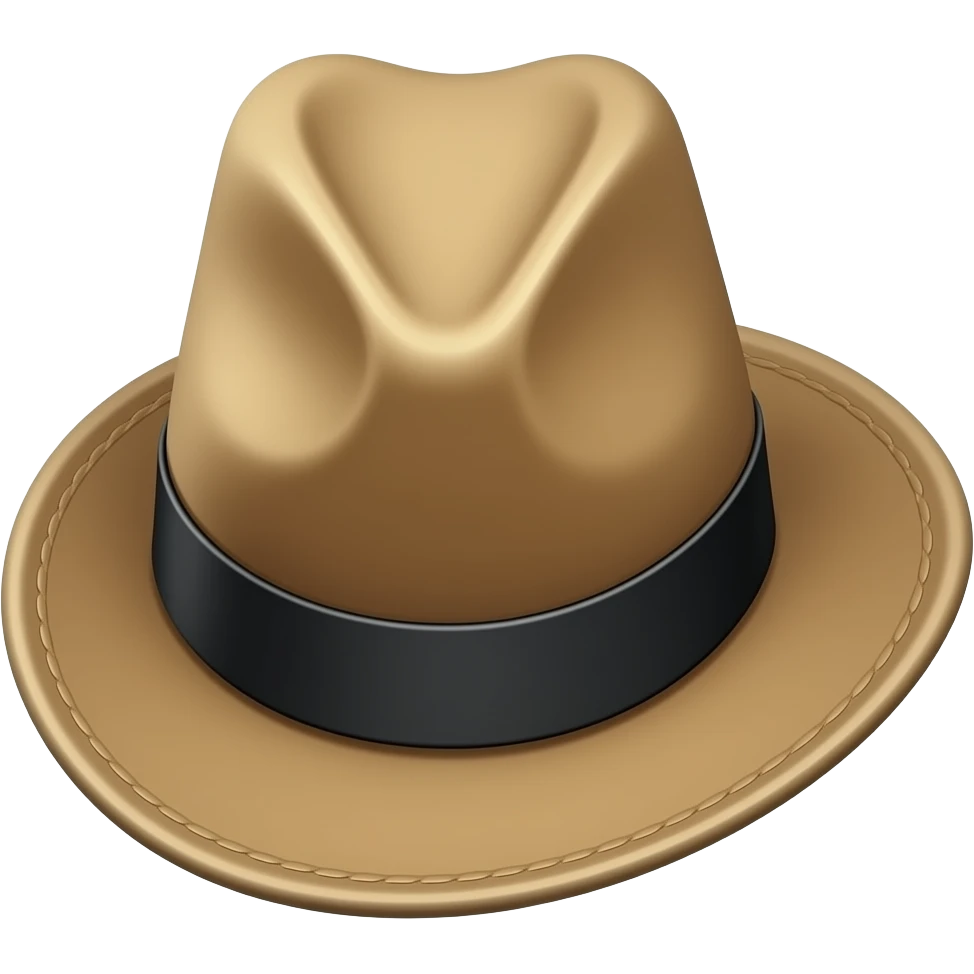 Peaked hat emoji