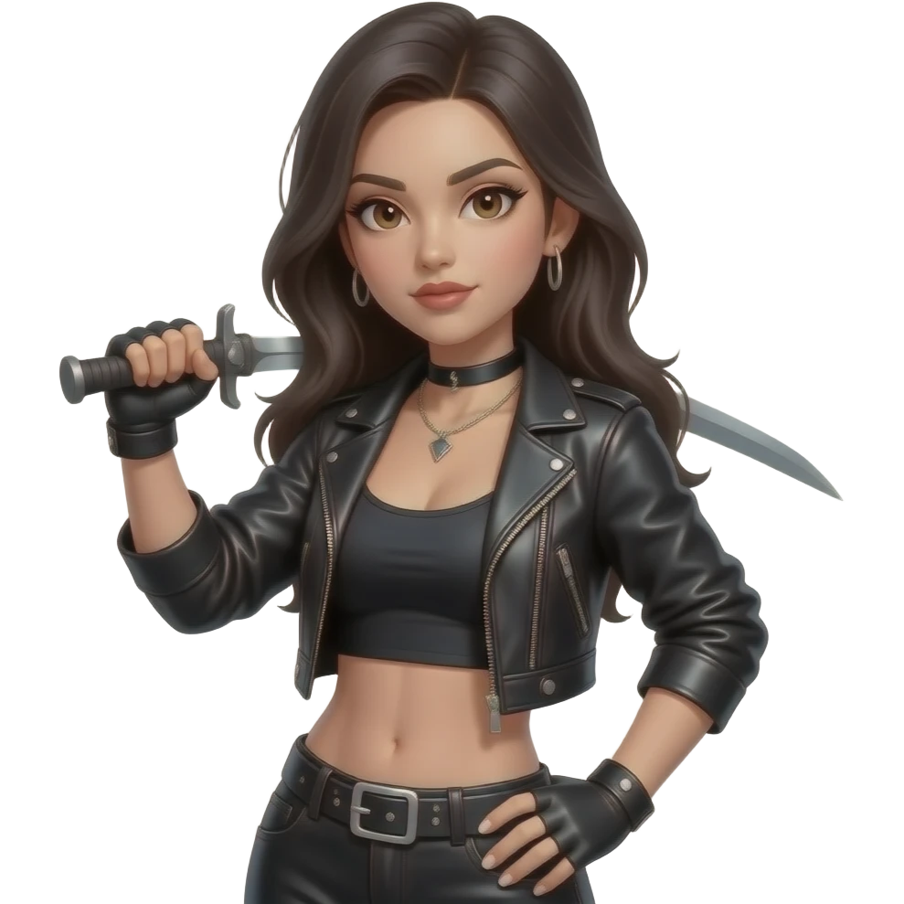 Baddie slay bestie lady emoji