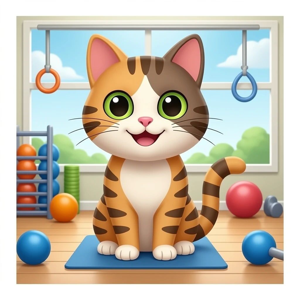 room cat window light cute blinds smile training room emoji