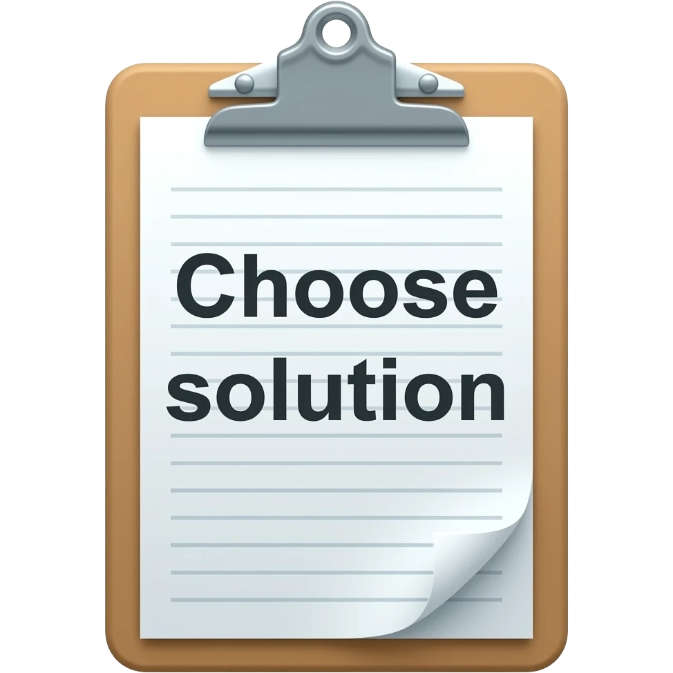 (Выбери решение\📋), в контексте вайбкодинга emoji