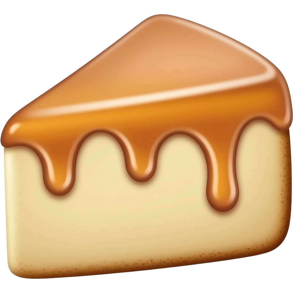 Albanian style milkcake emoji  with caramel emoji