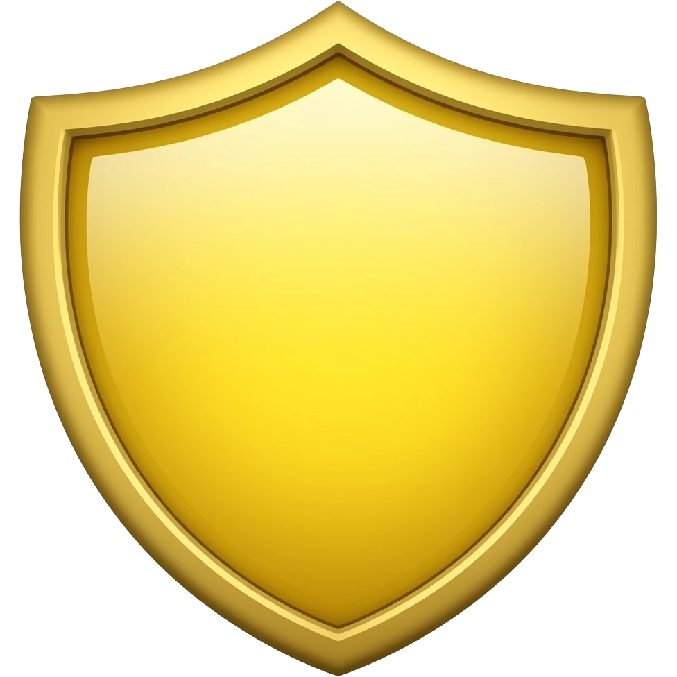 Yellow Shield emoji