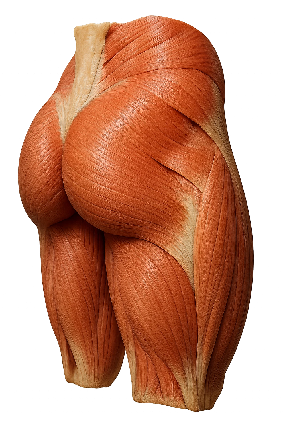 glutei gruppo muscolare iperrealistico 4k emoji