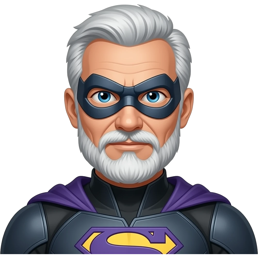 Old Man Super Hero hawkeye emoji