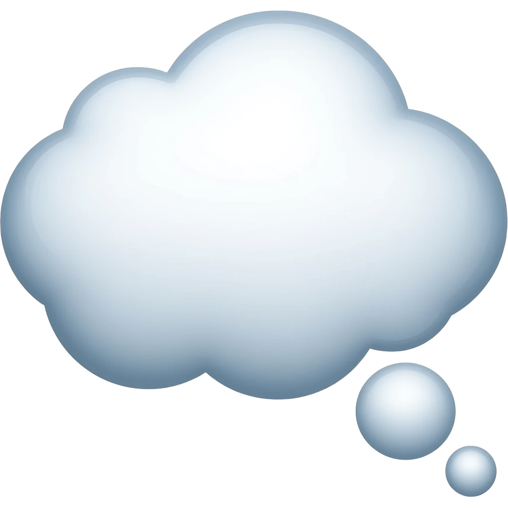 thought bubble emoji