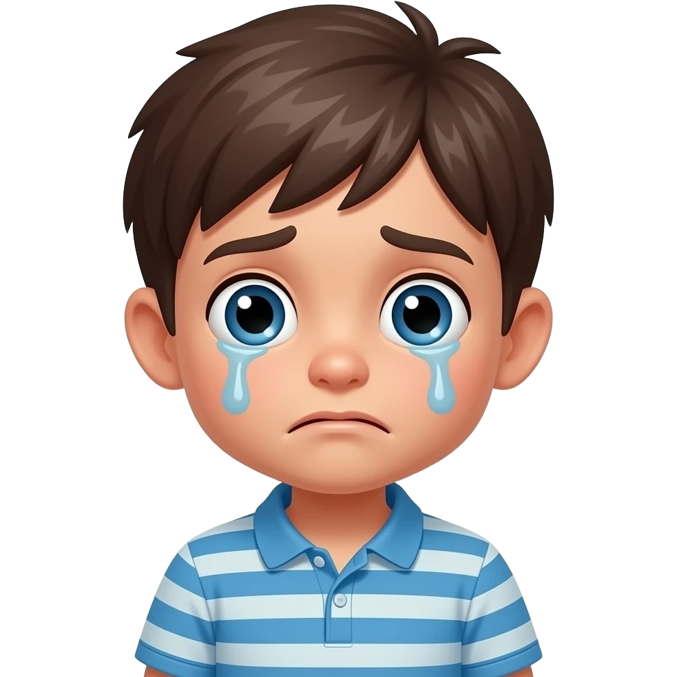 scared child emoji