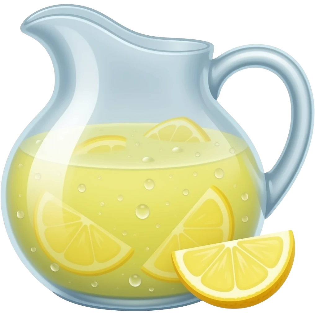 A pitcher of lemonade emoji