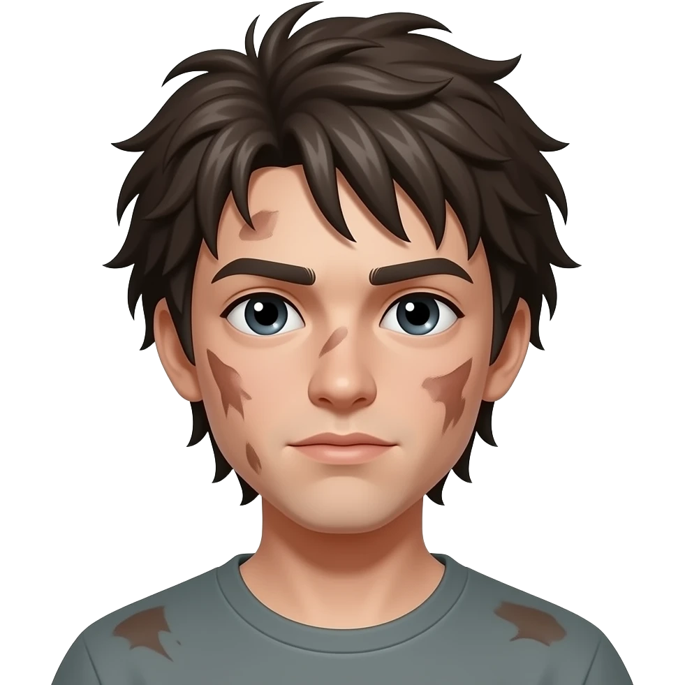 do it with drty and messy hair emoji