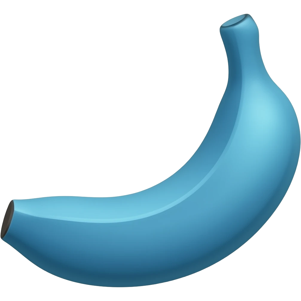 Banana azul emoji