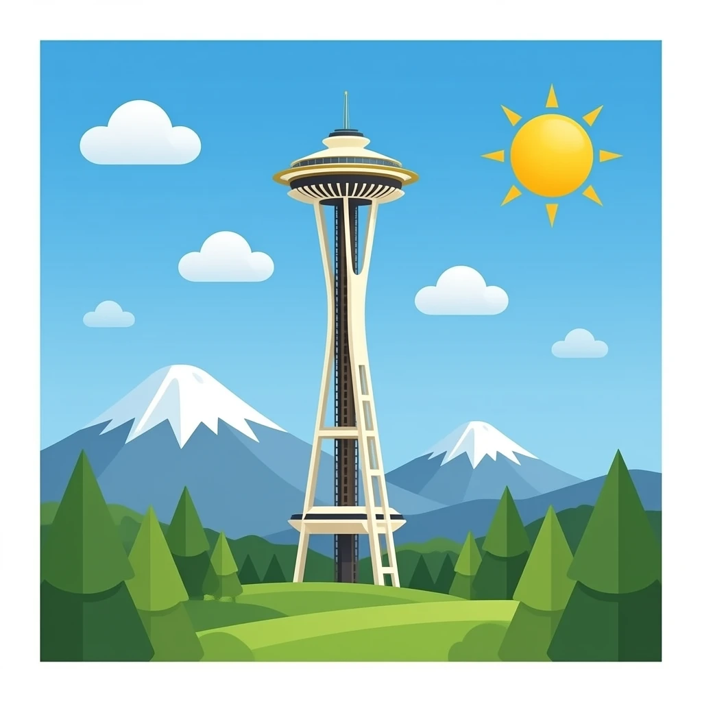 space needle emoji