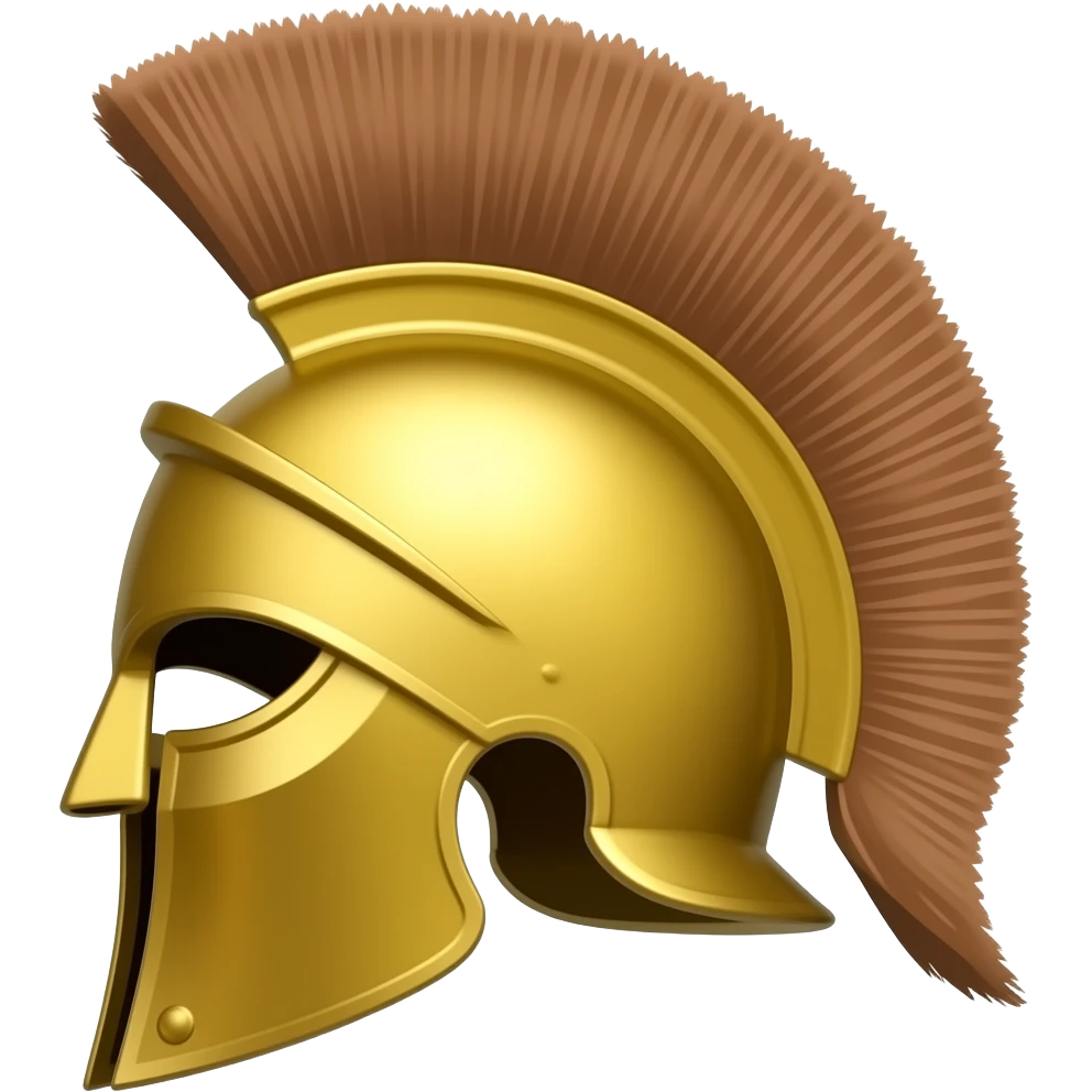 Gladiator helmet emoji