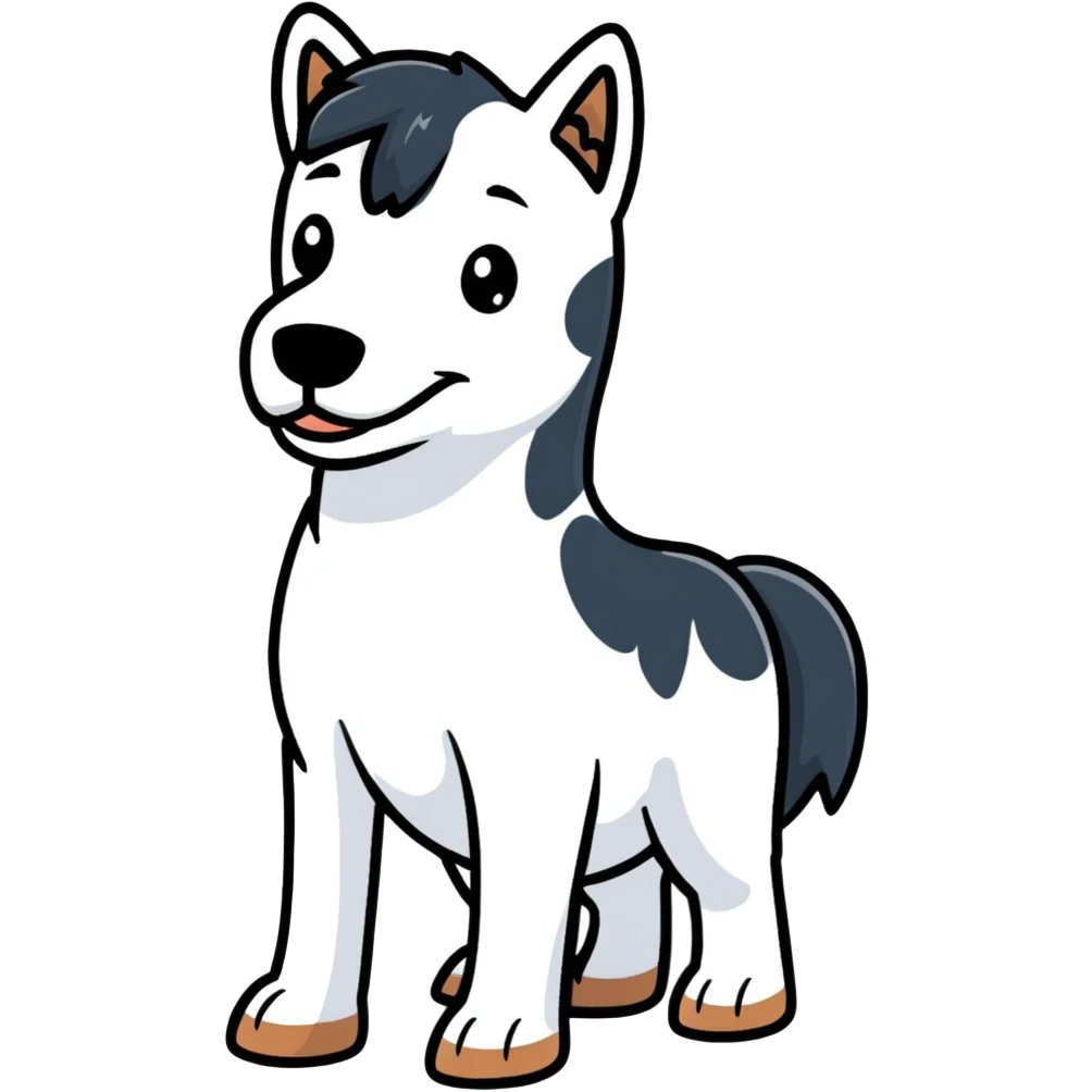 Dog horse emoji