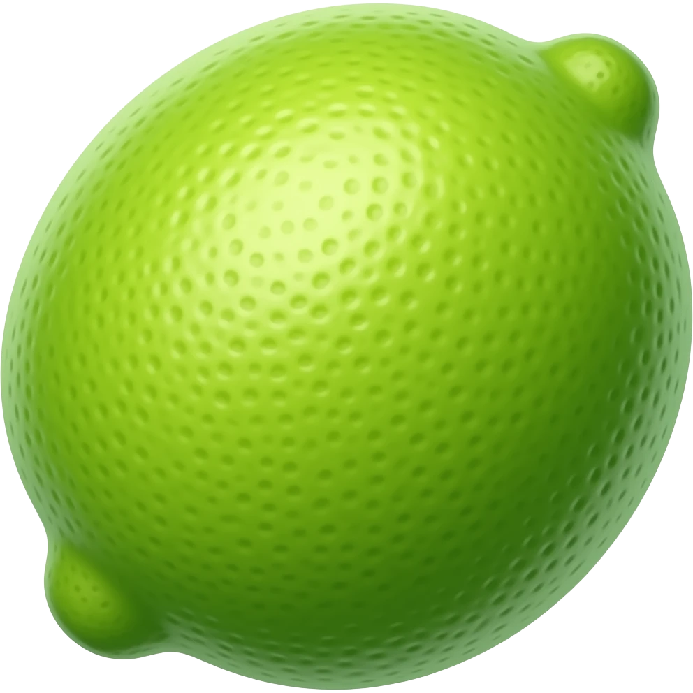 Kawaii limoncillo verde emoji