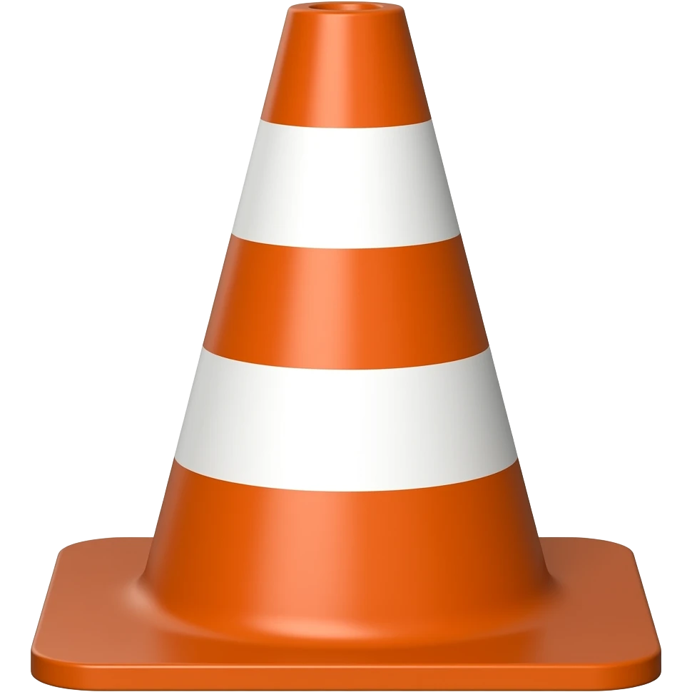 Construction Cone emoji